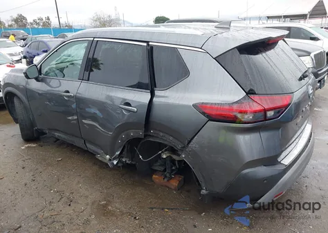 2021 Nissan Rogue Sv Fwd из США, поврежденный, VIN 5N1AT3BA8MC814464